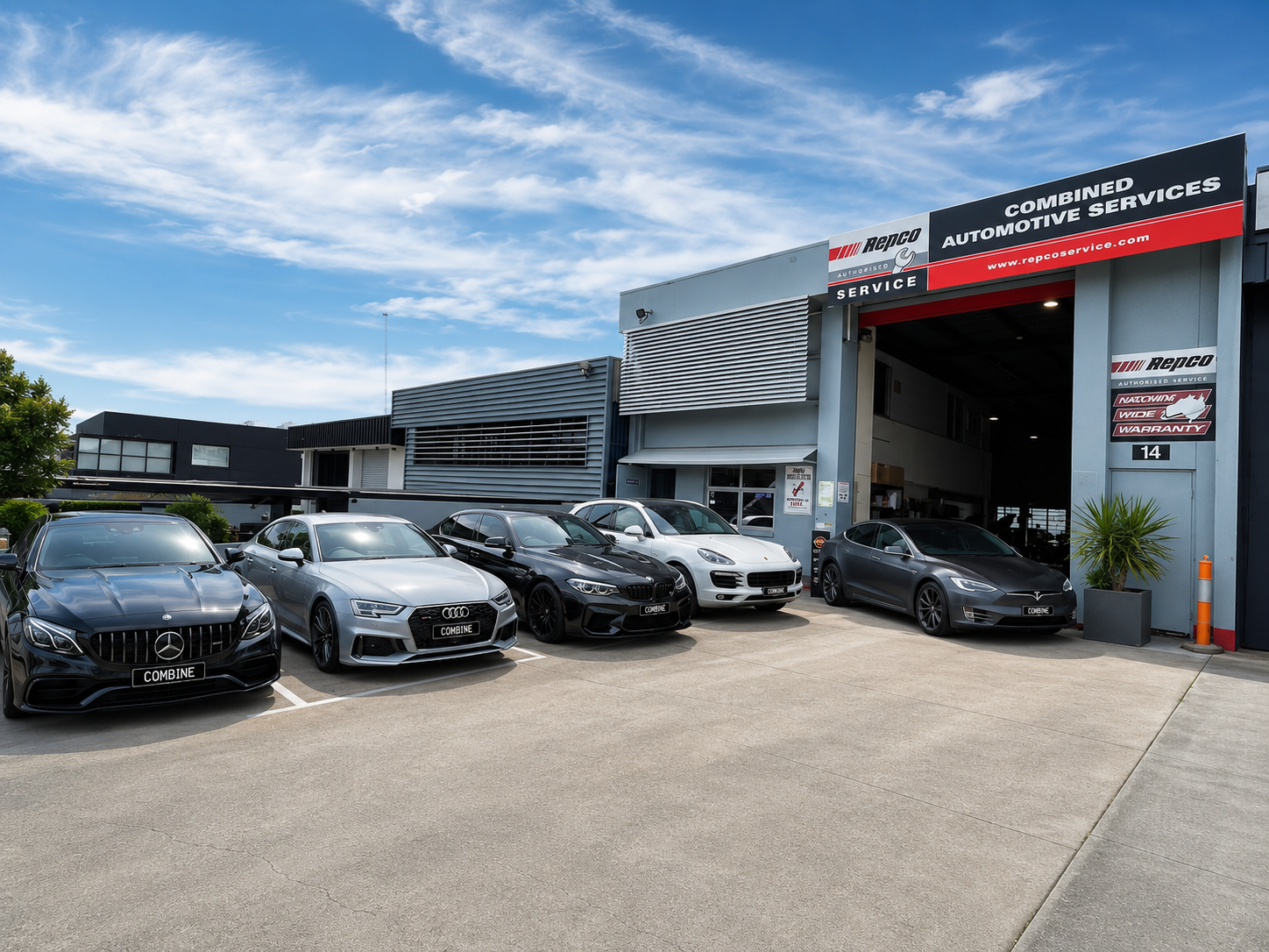 Combined Automotive Services workshop in Milton
